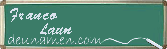 Franco Laun Visitenkarte
